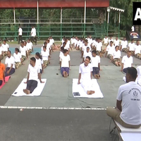West Bengal: BSF personnel celebrate International Yoga Day in Siliguri