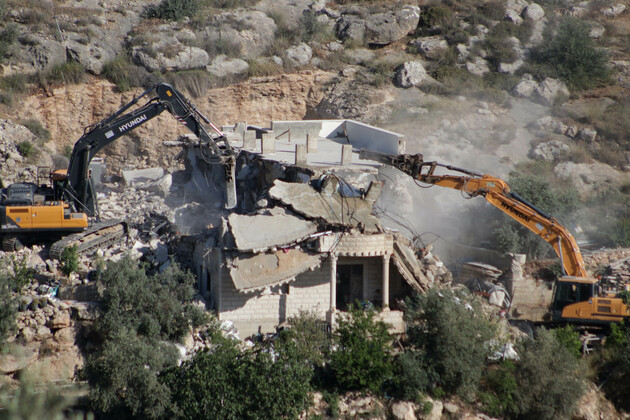 MIDEAST-RAMALLAH-HOUSE-DEMOLITION