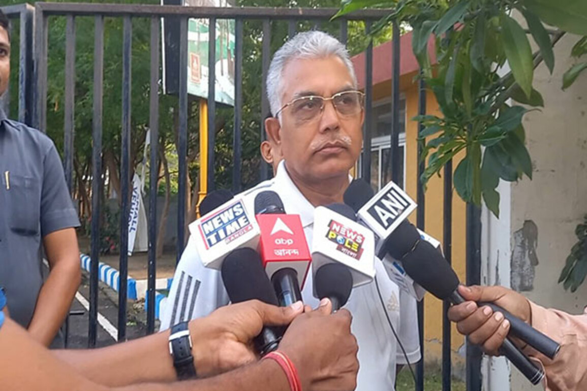 "Pakistan already half empty": BJP's Dilip Ghosh