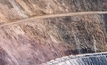 A tailings dam