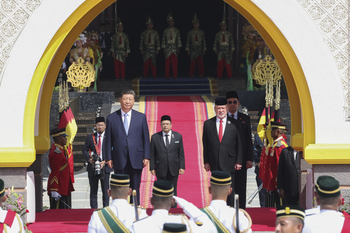 MALAYSIA-KUALA LUMPUR-CHINA-XI JINPING-MALAYSIA'S KING-MEETING