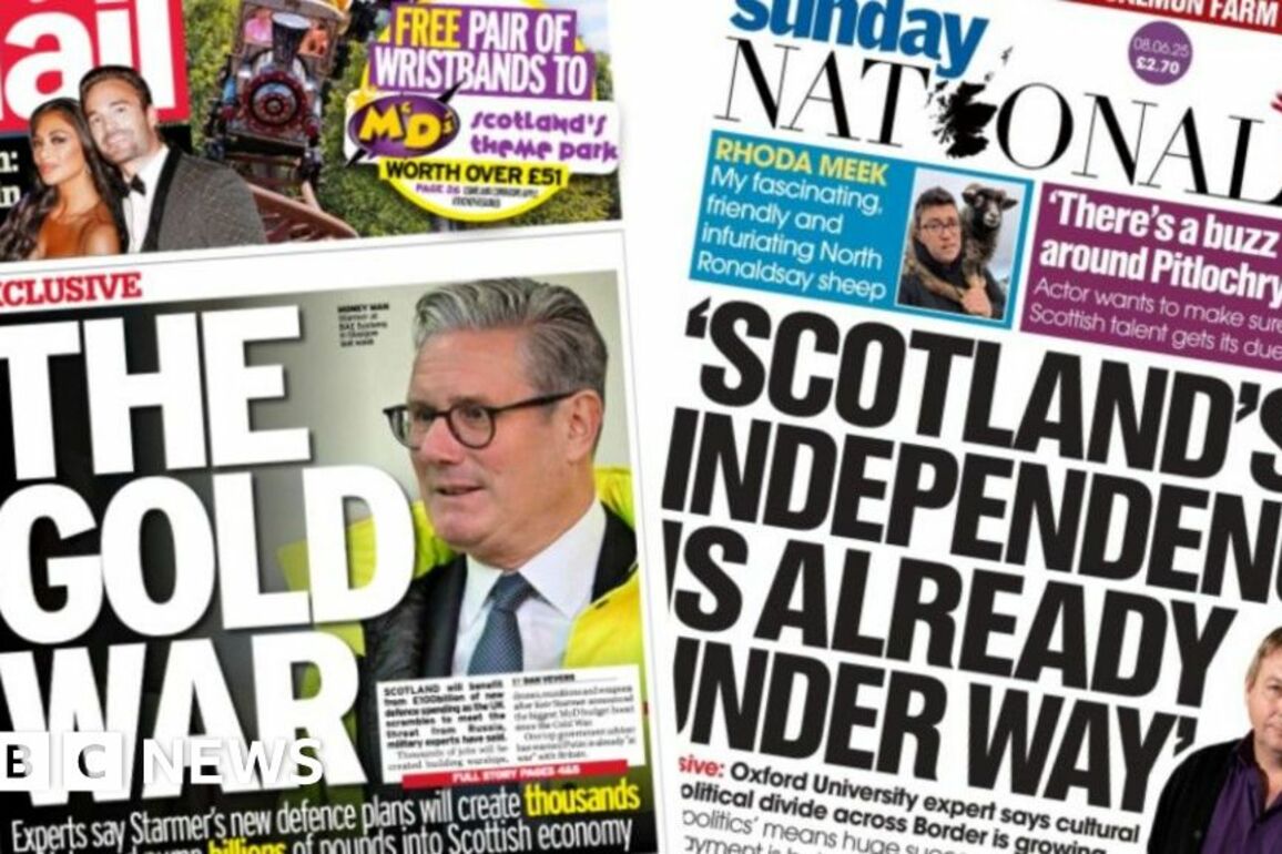 Scotland's papers- Defence jobs boost and independence 'underway'