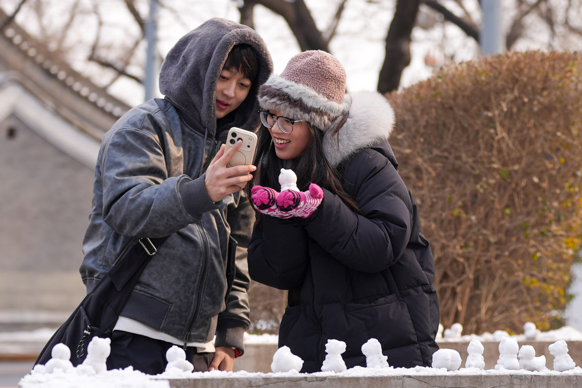 CHINA-BEIJING-SNOWFALL-SCENERY (CN)