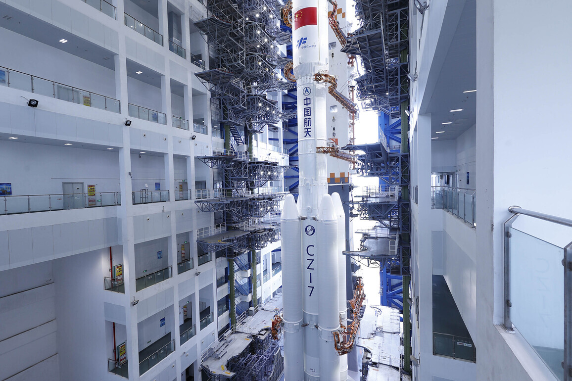 (EyesOnSci) CHINA-WENCHANG-TIANZHOU-10-TRANSFER-LAUNCH SITE (CN)