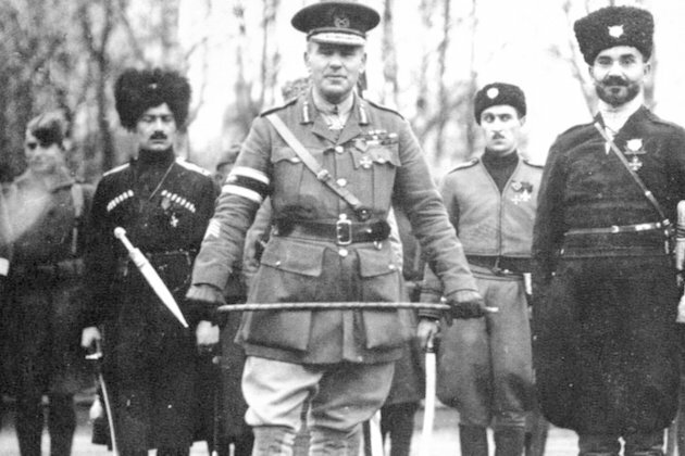 Why did British troops attack Russia in 1918