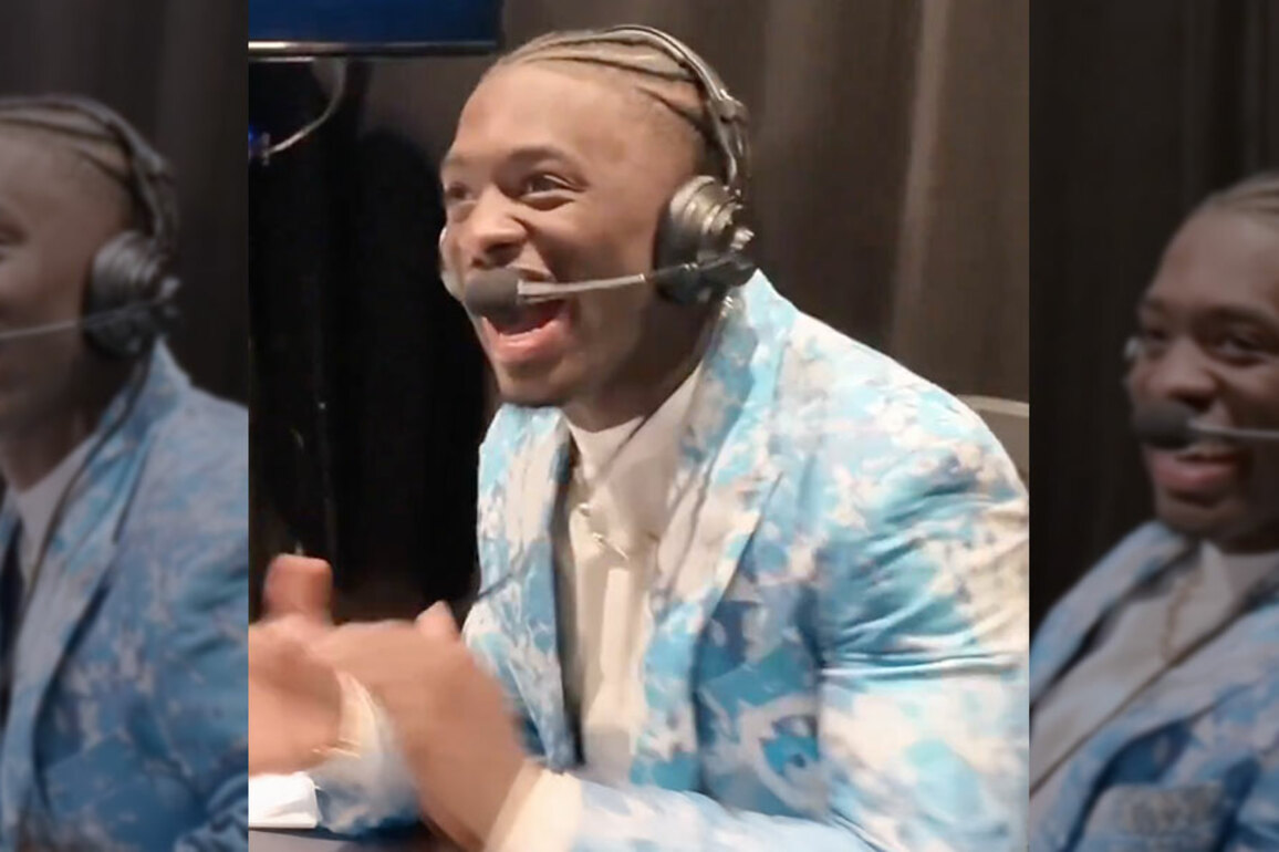 WATCH- Former Alabama star Terrion Arnold reacts to best friend Jalen Milroe being drafted