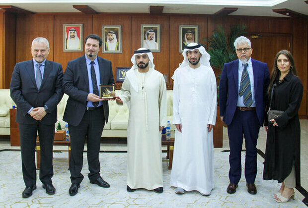 Ajman Chamber receives delegation of Italian-Czech Chamber of Commerce