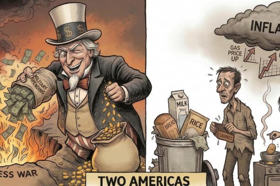 AI Cartoon | Squandering vs Starving