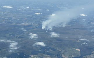 Wildfires: Two teenagers arrested following arson attack on crop field in York