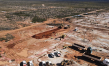  Aerial picture of bulk sample area.