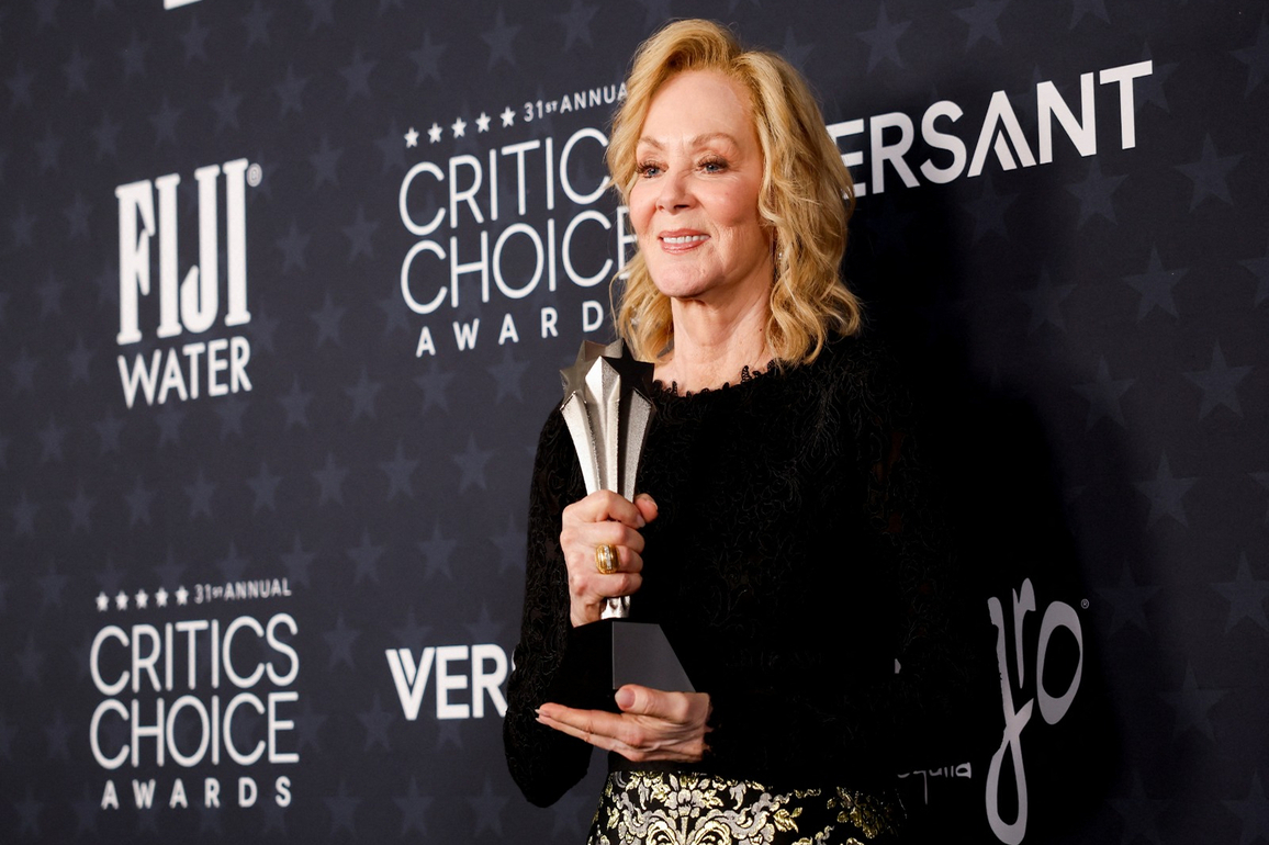 Jean Smart addresses critics after winning Best Actress in a Comedy Series at Critics Choice Awards 2026