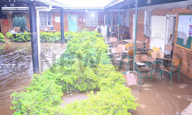 Two-day down pour leaves one dead in Mbale Two-day down pour leaves one dead in Mbale