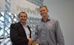 iVolve APAC sales manager Jon Breeden and Position Partners mining product manager Andrew Granger. 