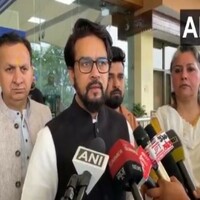 "Congress itself has become a joke": BJP's Anurag Thakur criticises Ajay Rai's 'nimbu mirchi on Rafale' remark