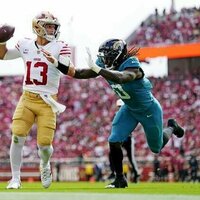 49ers QB Brock Purdy (toe) misses practice, Mac Jones limited