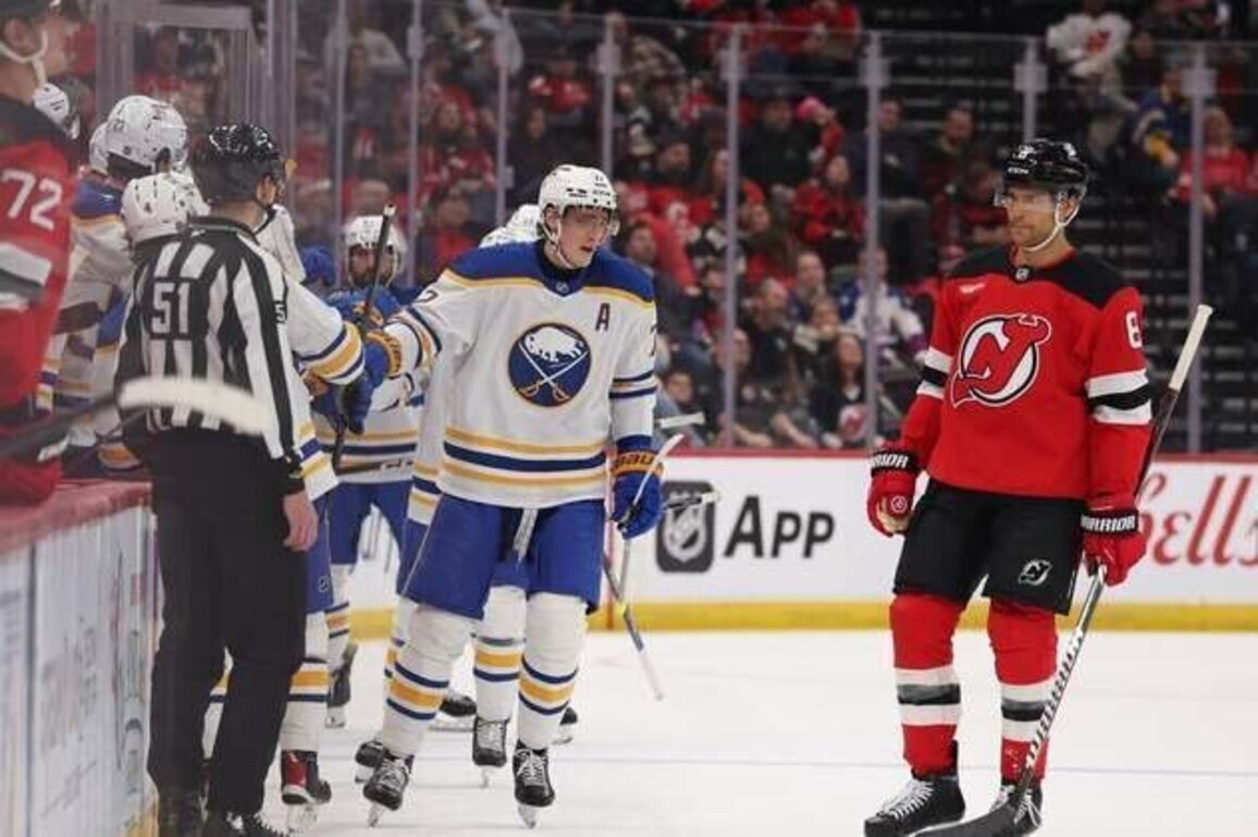Tage Thompson, Peyton Krebs lead Sabres past Devils