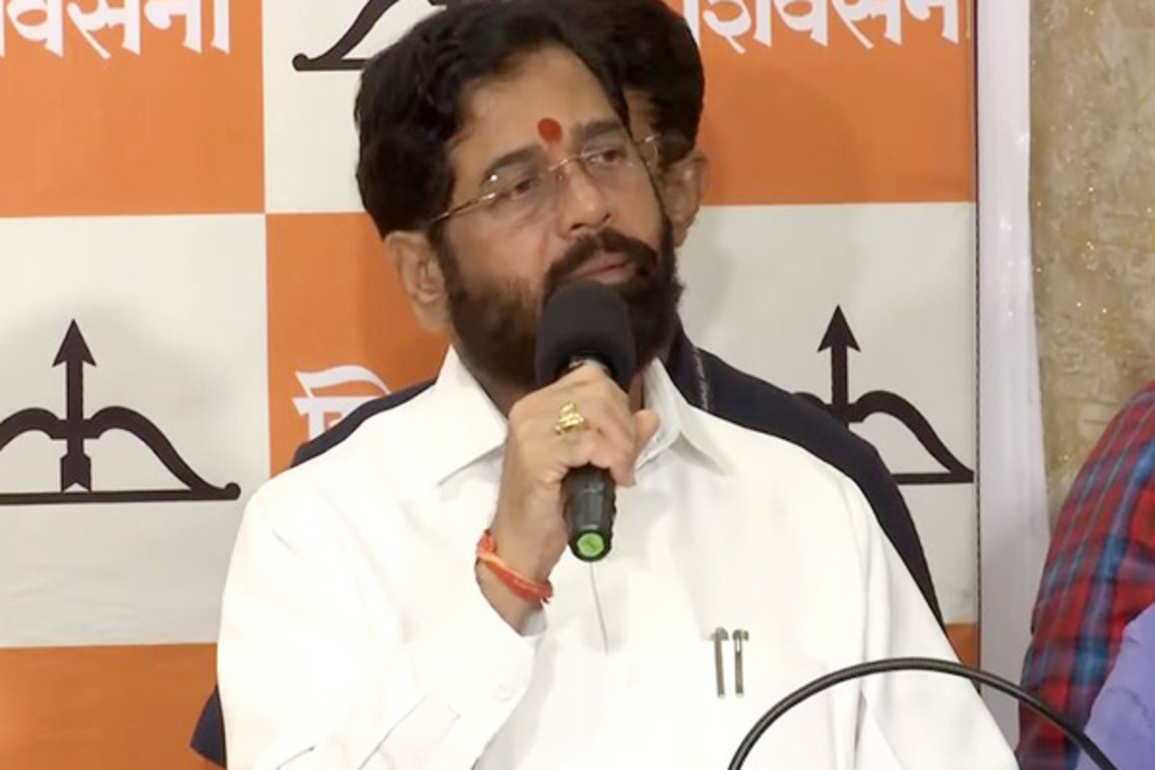 "Self-interest and hunger for power," Eknath Shinde slams Uddhav Thackeray