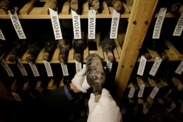 Czech castle's collection of precious wine goes on display