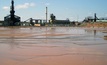 Saturated tailings deposition in a facility for storage of reprocessed Pb-Zn tailings in Kabwe, Zambia