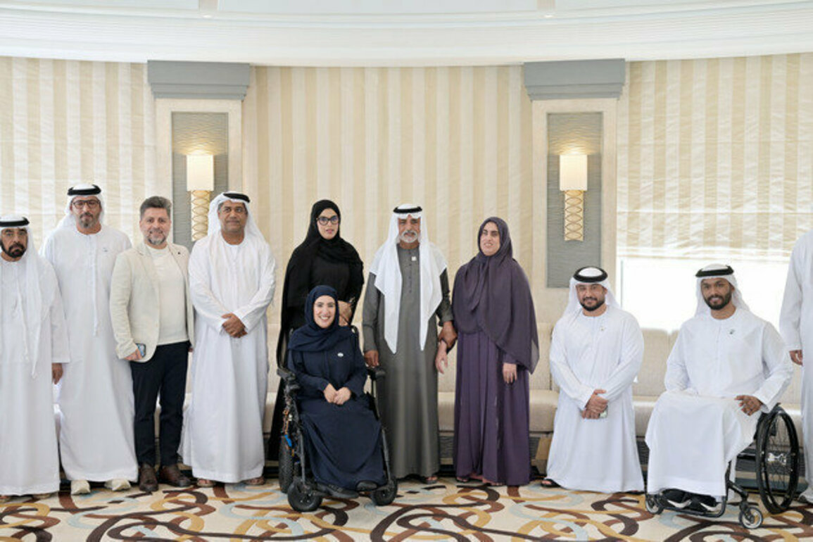 Nahyan bin Mubarak receives team behind 'Al Wathiqa' podcast from Zayed Higher Organisation