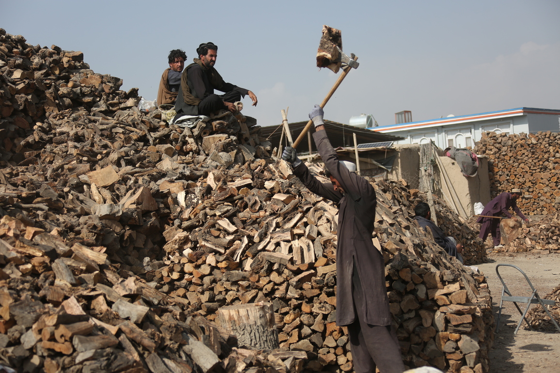 AFGHANISTAN-KABUL-ECONOMIC HARDSHIP-WINTER-FIREWOOD