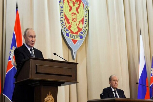 "Fight against terrorism must be intensified": Putin at Federal Security Service Meeting