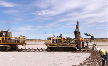  Aircore drilling at Lake Throssell