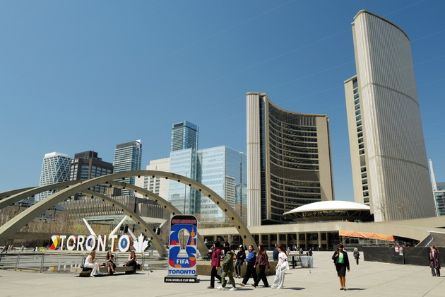 (SP)CANADA-TORONTO-FOOTBALL-FIFA WORLD CUP-ATMOSPHERE