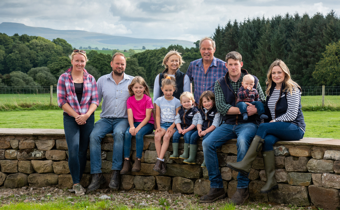 The family at Mill farm