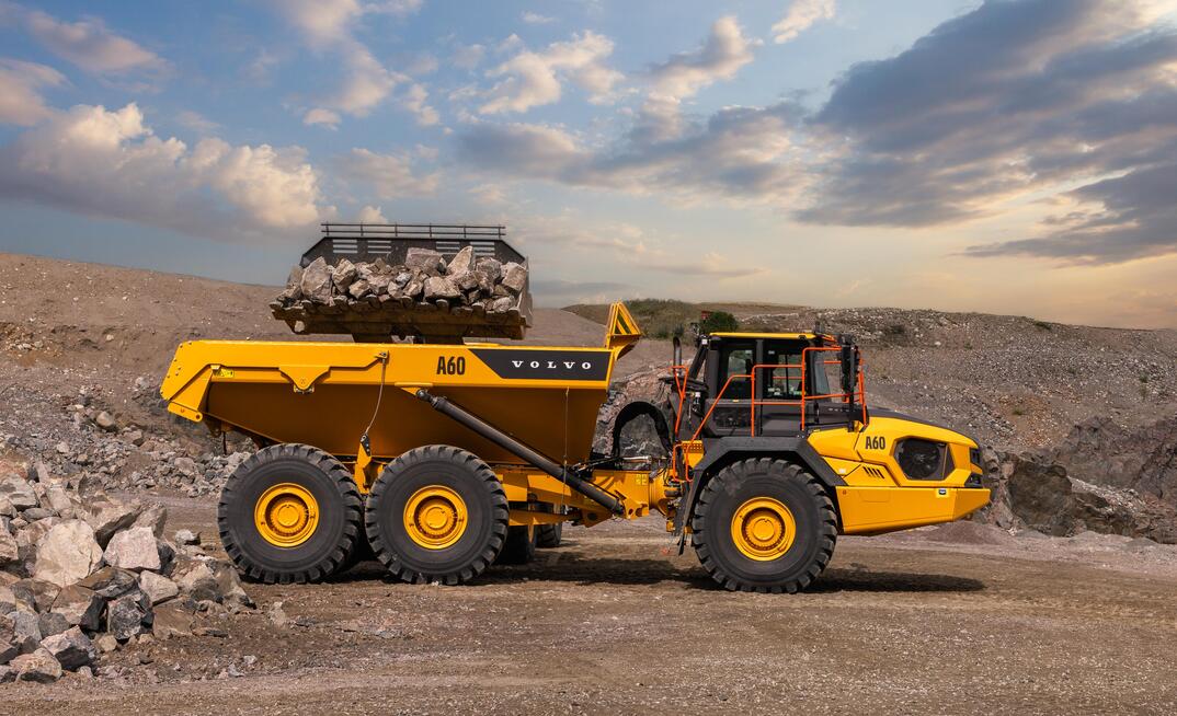 Novo caminhão articulado da Volvo