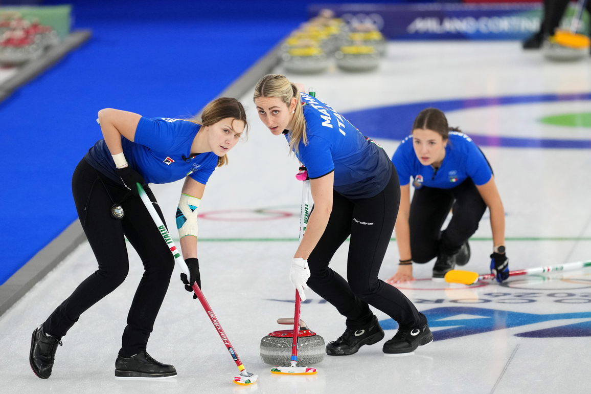 (MICO2026)ITALY-CORTINA D'AMPEZZO-OLYMPIC WINTER GAMES-CURLING-WOMEN-ROUND ROBIN-ITA VS JPN
