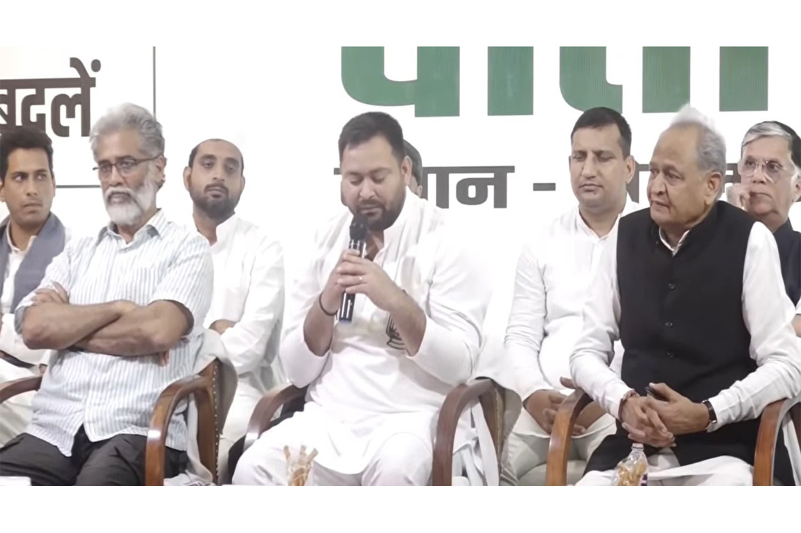 "We have come together for advancement of Bihar": Tejashwi Yadav after being declared as Mahagathbandhan's CM face