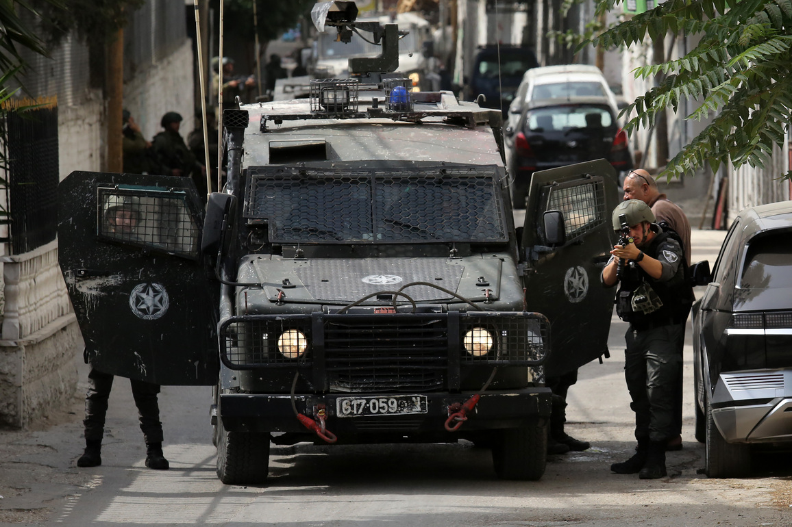 MIDEAST-WEST BANK-NABLUS-ISRAELI RAID
