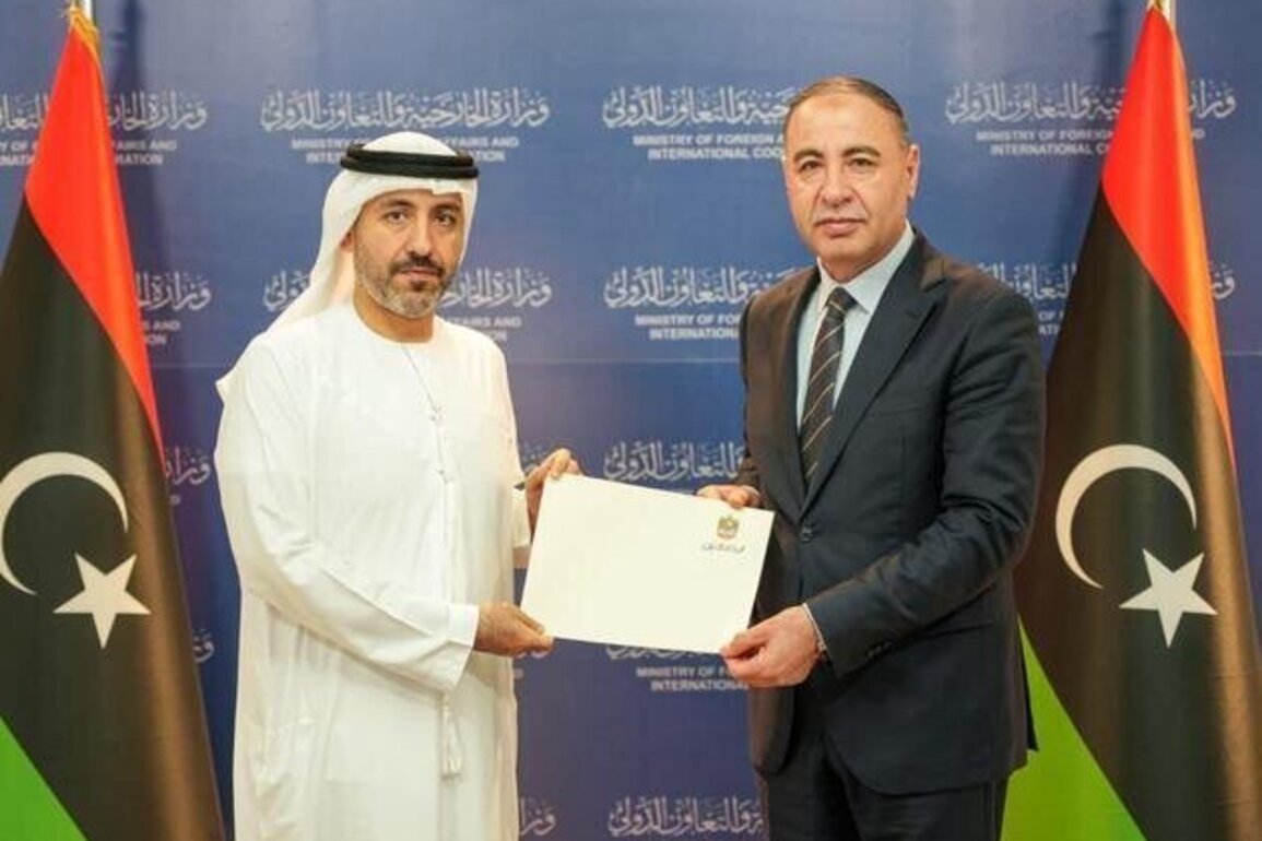 UAE Ambassador presents copy of credentials to Libya's Acting Minister of Foreign Affairs and International Cooperation