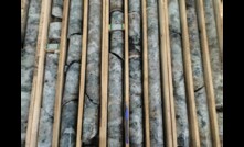  Lithium-bearing spodumene cores from drill hole DHAB-162 (part of the 103.4m continuous intersect)