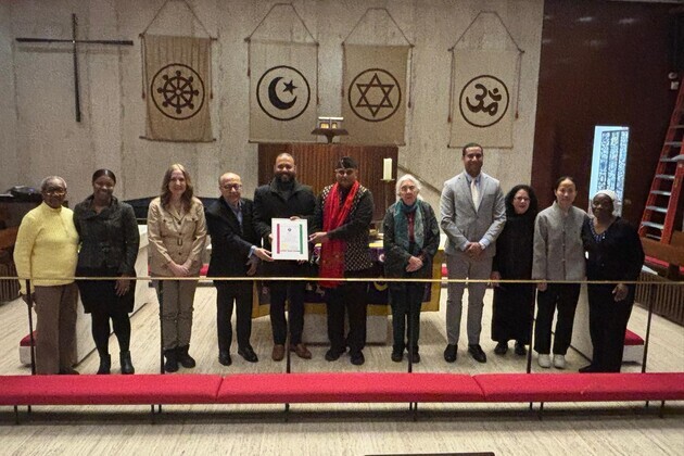 The prestigious Ambassodor of Yoga award conferred upon Dr Manu Singh
