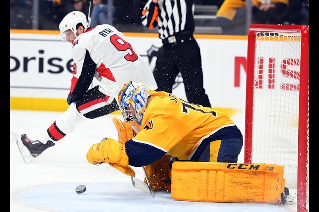 Power play goals lift Predators over Senators