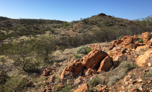 Tungsten outcropping at Bonya.