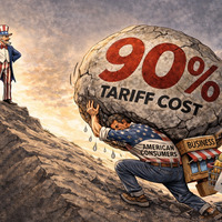 AIGC Cartoon | Who Really Pays for Tariffs?