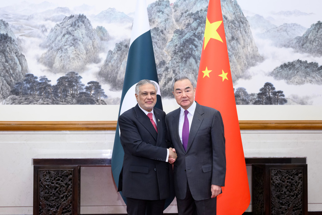 CHINA-BEIJING-WANG YI-PAKISTANI DEPUTY PM-STRATEGIC DIALOGUE (CN)