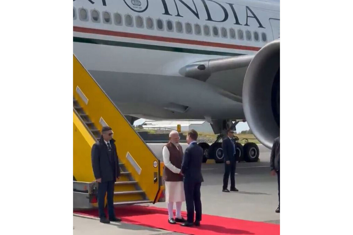 Gripen fighter jets escort PM Narendra Modi into Sweden as he lands in Gothenburg for high-stakes bilateral talks
