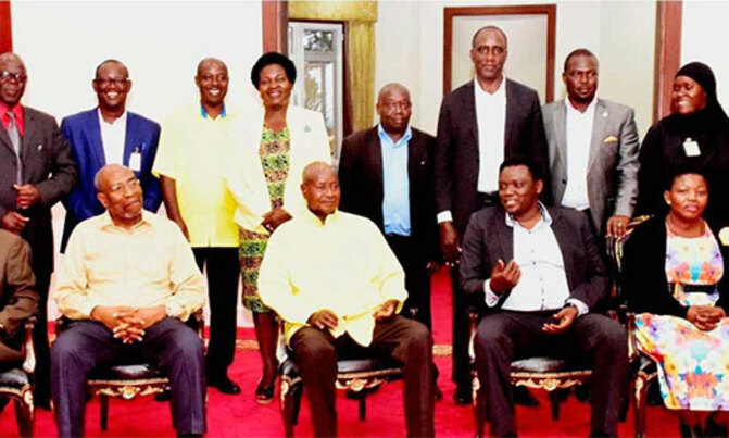 Museveni meets with IPOD delegation Museveni meets with IPOD delegation