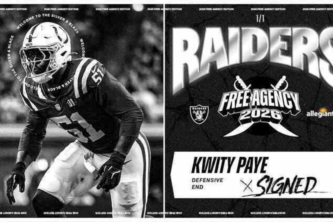 Raiders sign DE Kwity Paye