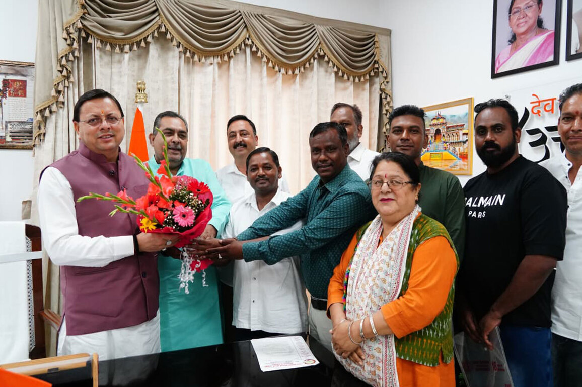 Uttarakhand: MLAs pay courtesy visit to CM Dhami, apprise him of local issues of respective constituencies