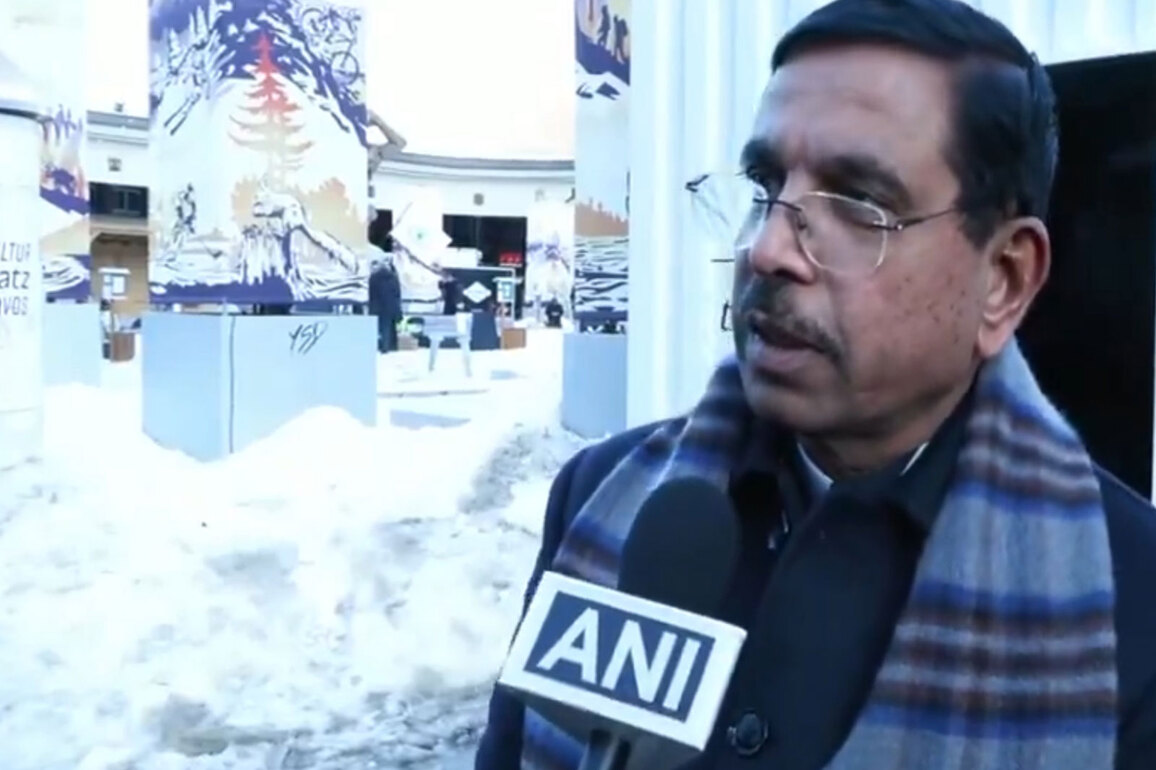 India will be hub of green hydrogen, our target is 5 million metric tons per annum by 2030: Pralhad Joshi in Davos