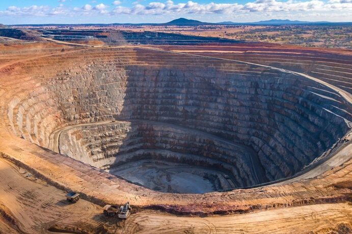 The Cowal pit in New South Wales. Credit: Evolution Mining