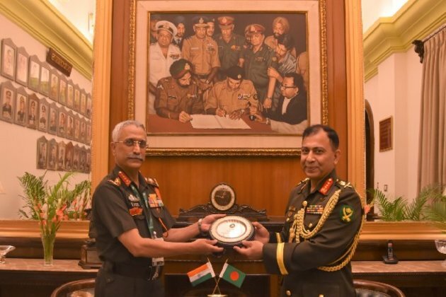 Gen Naravane meets Bangladesh Army's Quarter Master General
