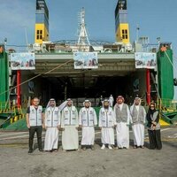 Humaid bin Rashid directs dispatch of 410 tonnes of urgent humanitarian aid to Gaza in Ramadan