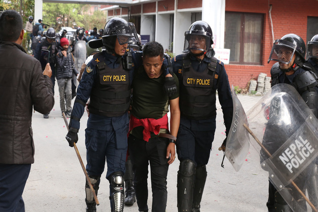 One injured, nine arrested as protest in support of former Nepal PM KP Sharma Oli turns violent, court remands custody