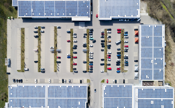 Solar panels on a shopping centre | Credit: iStock Solar panels on a shopping centre | Credit: iStock